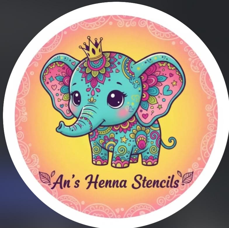 AN's Henna Stencils Logo